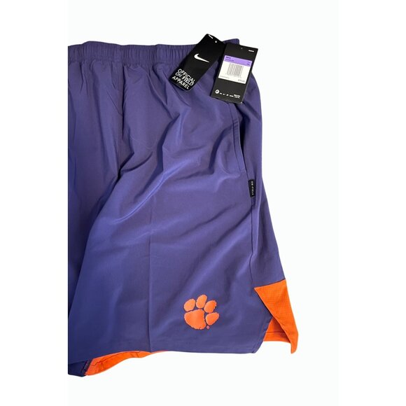 Clemson Tigers Nike Flex Dri-Fit Mens On Field Shorts w/pockets - NEW! Size 3XL - Picture 4 of 7